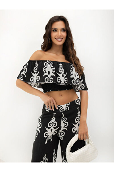 Italy Moda Compleu Dama Fara maneci, Boho, ITALY MODA, Negru Model MO-KM12617...