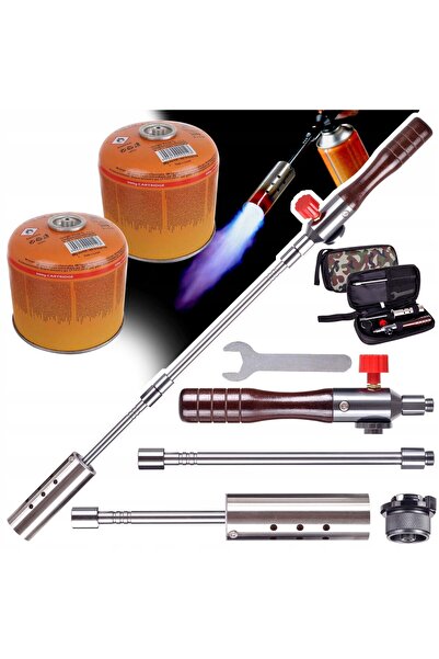 TC Technic Arzător pe gaz pentru încălzire 7/16, 2 cartușe ELICO 300g, pe lemne.