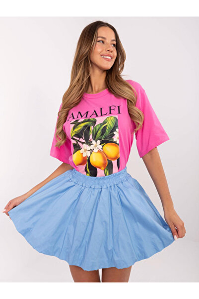 Italy Moda Дамска пола, ИТАЛИЯ МОДА, Вискоза, Светлосиньо, модел MI-SD-2547.24