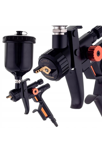 ITALCO Pistol de vopsit GLOSS 2 HVLP 1,3mm cu rezervor de 600ml