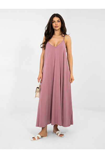 rue parıs Rochie Dama, RUE PARIS, Bumbac, Rochie evazata, Roz inchis, model R...