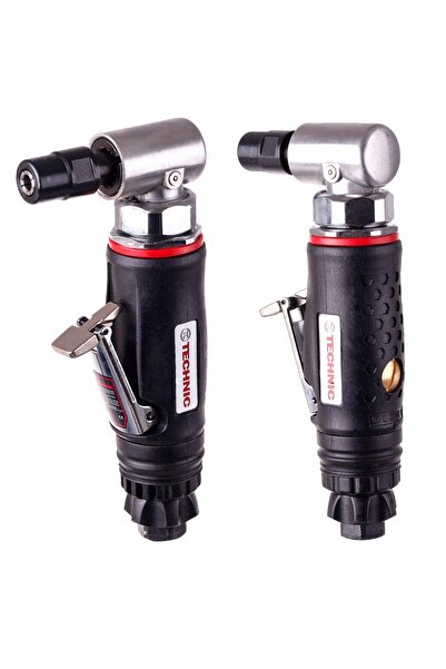 TC Technic Polizor pneumatic 2x cu tijă dreaptă pentru discuri de șlefuit pie...