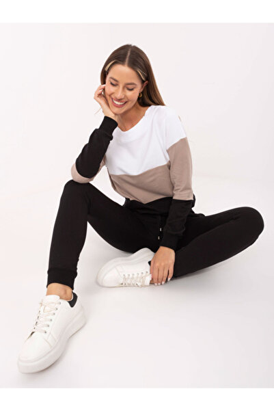 rue parıs Compleu Dama Maneca lunga, Sport, RUE PARIS, Bej Casual Model RV-KM...