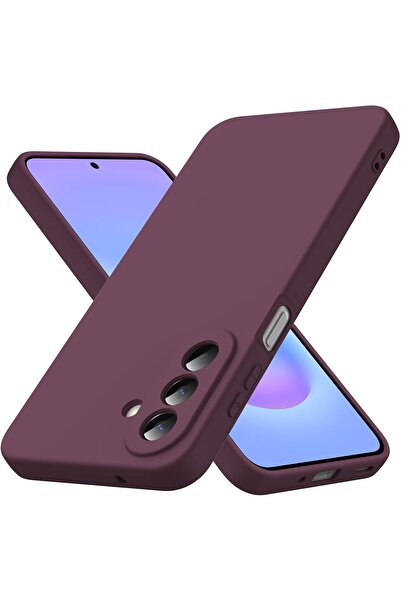 Rivor Samsung Galaxy A27 Uyumlu Kılıf Kamera Çıkıntılı İpeksi Yumuşak Dokulu ...