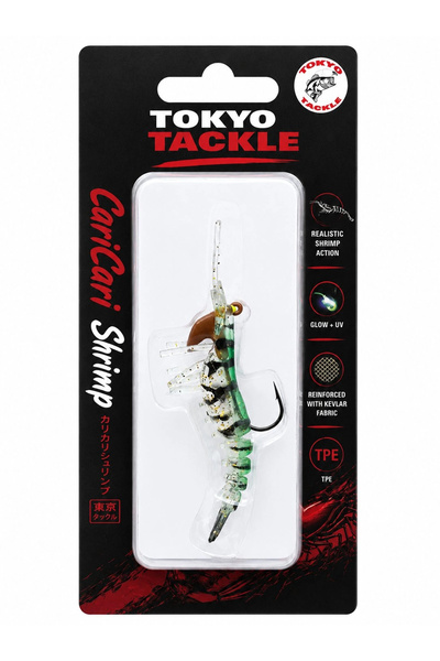 Tokyo Tackle CariCari Shrimp 5cm 3.7gr Baby Silikon Karides LRF Sahte Yem (Re...