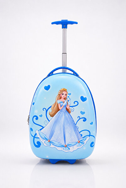MAC CENTER Kids' Hard-Sided Travel Luggage Mermaid Design - Pink Suitcase wit...