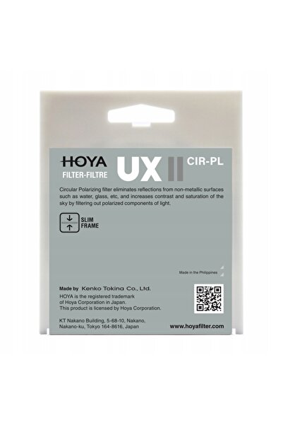 Hoya Filtru polarizator 58mm CIR-PL UX II SMUKŁY