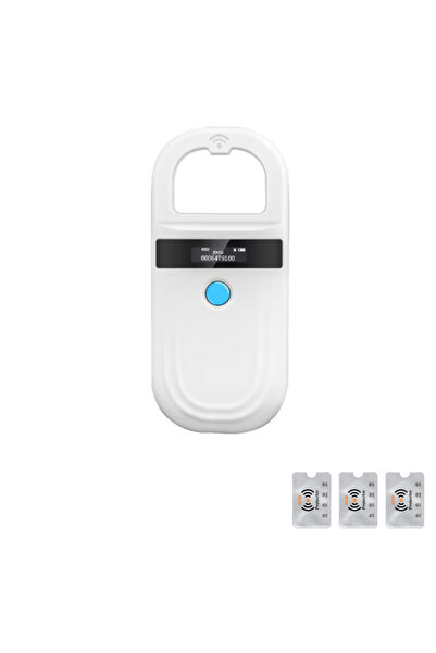 UnderShop Scanner de cipuri RFID pentru animale, Cititor de microcipuri, Alb,...