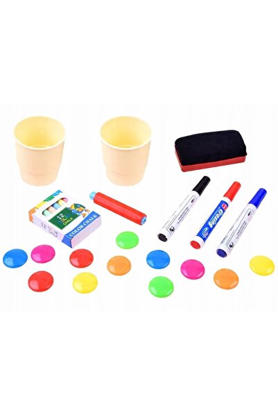 Jokomisiada Tablă magnetică cretă cu marker cretă TA0077 RO