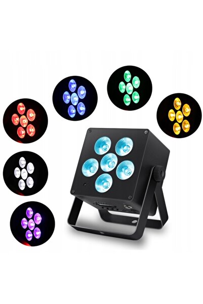 LIGHT4ME Reflector scenic cu iluminare pe baterii GBWA-UV 4400 mAh LED + Tele...