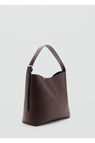 MANGO Woman Tokalı bucket çanta