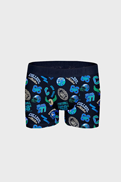 John Frank Pamuklu Desenli Boxer Erkek BOXER JFBP154