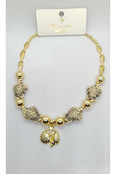 ndjewelry قلادة ماريس الذهبية (39+5 سم)