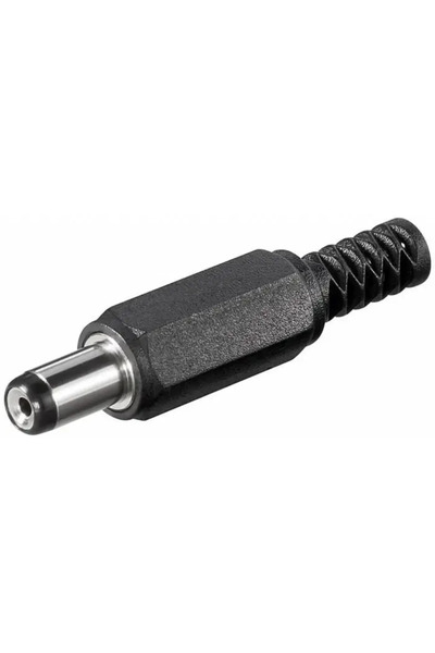 OEM Mufa alimentare DC tata pe cablu 6.3x1.3 mm cu protectire cablu negru GBC...