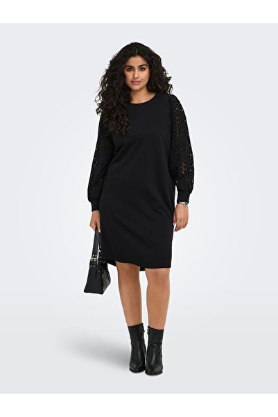 Only Carmakoma Sweatshirt-Kleid CARDONNA Midikleid