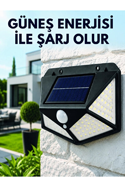 Epilons مصباح حديقة يعمل بالطاقة الشمسية مزود بمستشعر وإضاءة LED واسعة الزاوي...