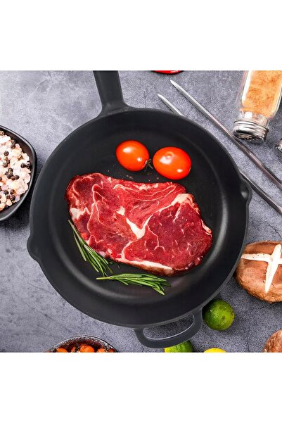 Orion PATELNIA DIN FIER Turnat Emailat PENTRU PRĂJIT CARNE PE PLITĂ CU INDUCȚ...