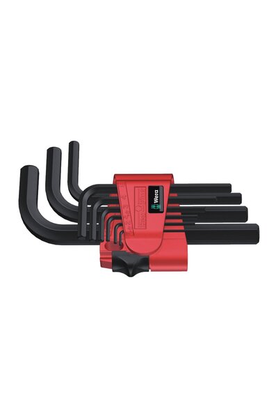 Wera Werk Set de chei imbus, chei tubulare, 9 piese, HEX-PLUS, imbusuri 1,5-10mm