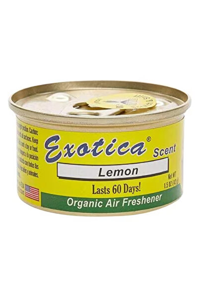 Exotica Lemon Air Freshener – Organic Car Scent, Lasts 60 Days