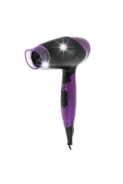 adler Uscător de păr 1600W mâner pliabil concentrator silențios flux de aer rece