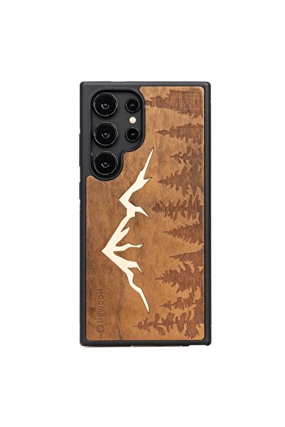 BewooDesign Husă din lemn Bewood pentru Samsung Galaxy S25 Ultra GÓRY IMBUIA