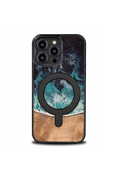 BewooDesign Husă Bewood Unique pentru iPhone 15 Pro Max - Dream Island cu Mag...