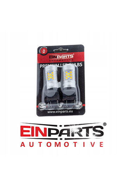 EinParts Automotive Becuri LED P27/7W Bicolor Alb/Portocaliu CANBUS