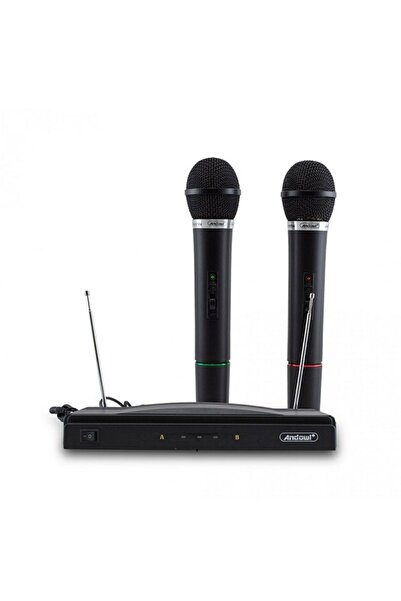 Andowl Σύστημα Καραόκε Q-MIC590 με Ασύρματα Μικρόφωνα, Μαύρο