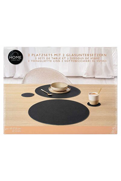 Home Set 2 suporturi farfurie + 2 suporturi pentru pahare