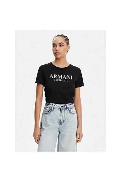 Armani Exchange Tricou de damă XW000387 AF10354 Negru