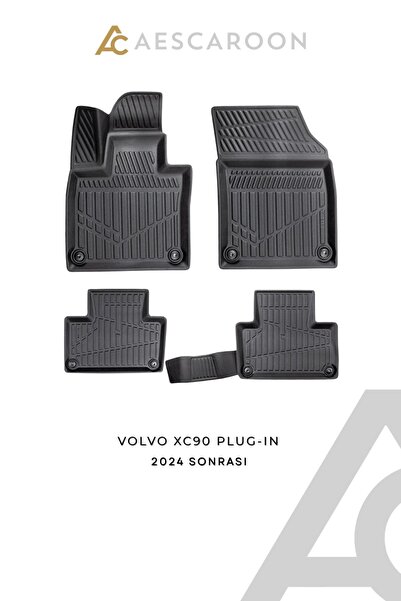 Volvo XC90 Plug-in 2024 Sonrası 3D Havuzlu Paspas