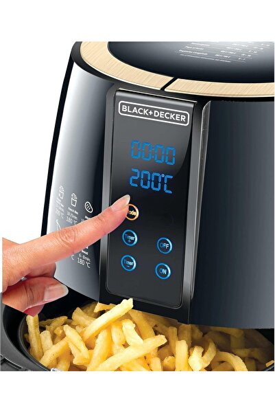 Generic Digital Air Fryer, 1500W, 4L Capacity, Rapid Air Convection Technolog...