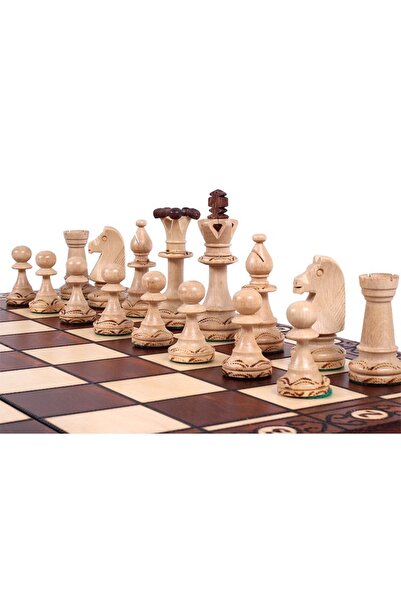 Sunrise Chess & Games CONSUL traditional chess Top Bottom Set - insert tray