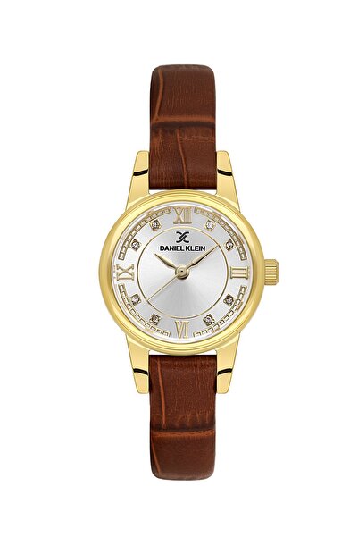 Daniel Klein Kasaza Gold Cord Brown Color 25 mm Women's Wristwatch with Gift ...