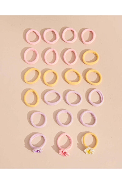 REDTAG Girls Assorted Embellished Hair Tie Set (Pack Of 22)