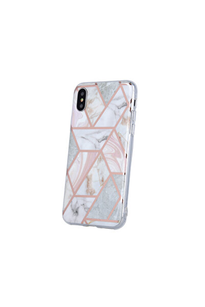 OEM Geometric Marmur Case for Samsung Galaxy A42 5G pink