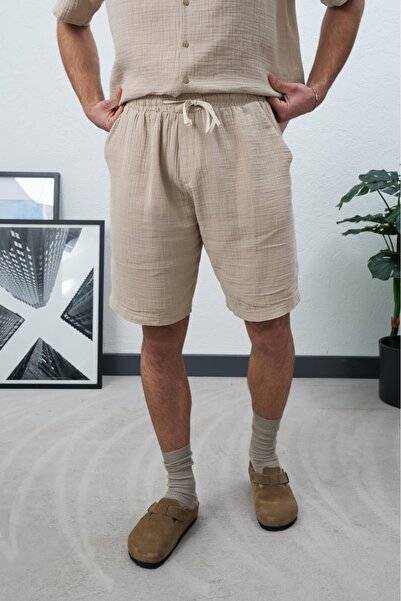 duo fideles Men's Linen Shorts