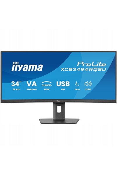 NO BRAND Monitor IIYAMA ProLite XCB3494WQSU-B1 34 3440 x 1440 120Hz 0.4 Curved
