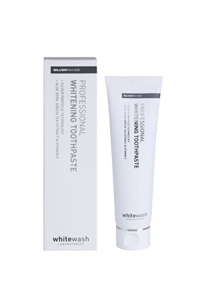 NO BRAND Pastă de dinți WHITEWASH Pro Range cu particule de argint pentru alb...