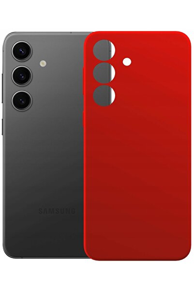 NO BRAND Etui 3MK Silicone Guardx MagCase pentru Samsung Galaxy S24 Roșu