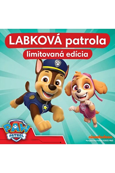 Pampers Scutece-chiloțel Paw Patrol 6 60 bucăți