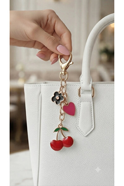 Butik Cherry Keychain Bag Ornament