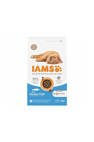 NO BRAND Hrana pentru pisici IAMS For Vitality Ocean Fish 3 kg