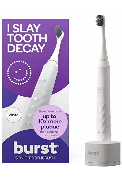NO BRAND Periuță de dinți sonică BURST Oral Care Albă