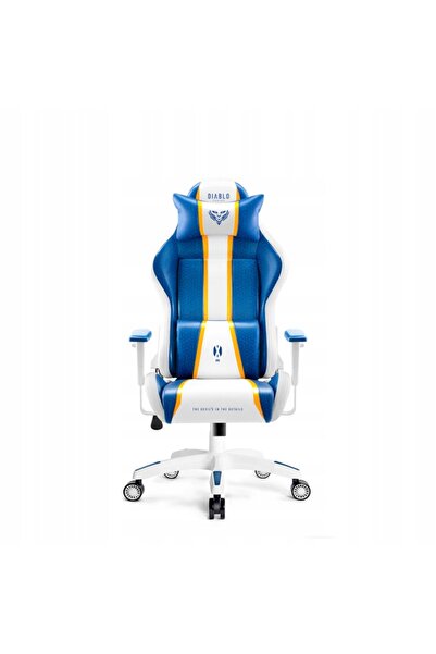 Diablo Chairs Fotel X-One 2.0 Mic Alb-albastru
