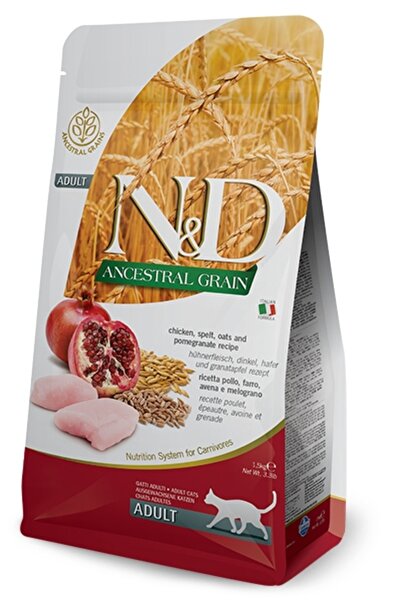 Farmina Hrană pentru pisici Ancestral Grain Pui cu rodie 300 g