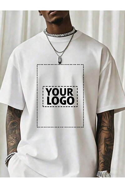 NOURAM Custom Logo Black T-Shirt Men Fashion Streetwear Graphic Tee Shirt Uni...