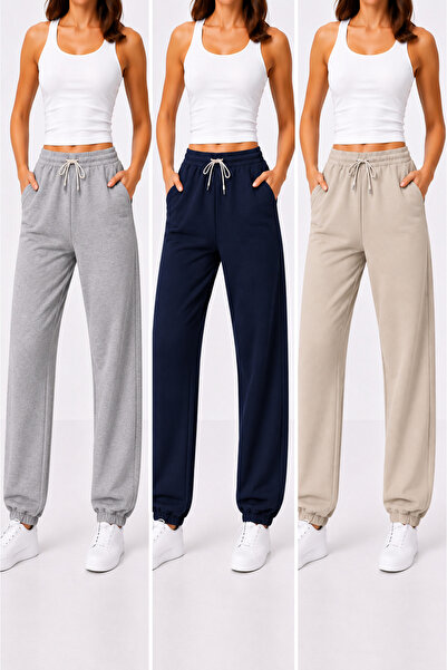 ZİYMO 3-Piece Women's Rubberized Trackpants