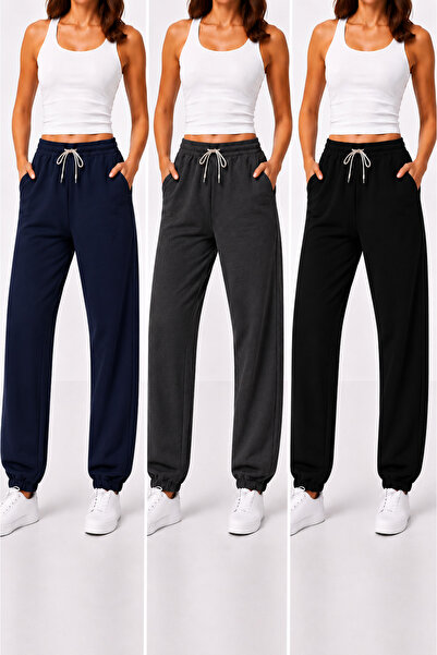 ZİYMO 3-Piece Women's Rubberized Trackpants