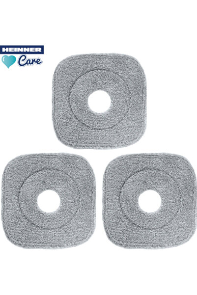 Heinner Set 3 rezerve mop rotativ Care Mega Clean microfibra